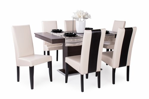 FLÓRA asztal -  székek nélkül (160 cm x 88 cm + 40 cm)