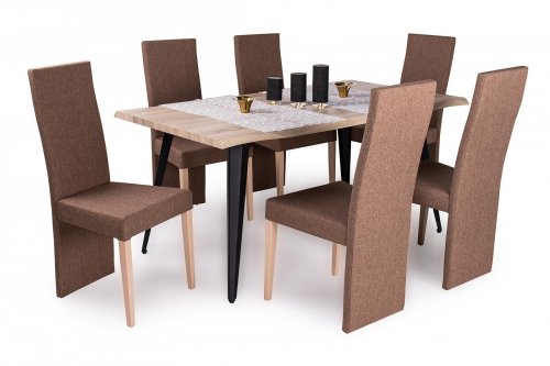 Tina asztal -  székek nélkül (160 cm x 90 cm)
